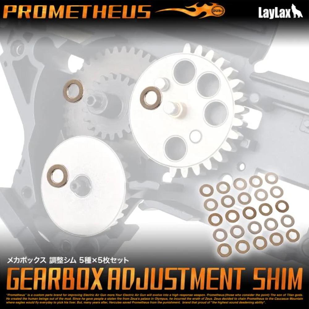 Prometheus GEARBOX ADJUSTMENT SHIM SET 5 size5pcs ea. 