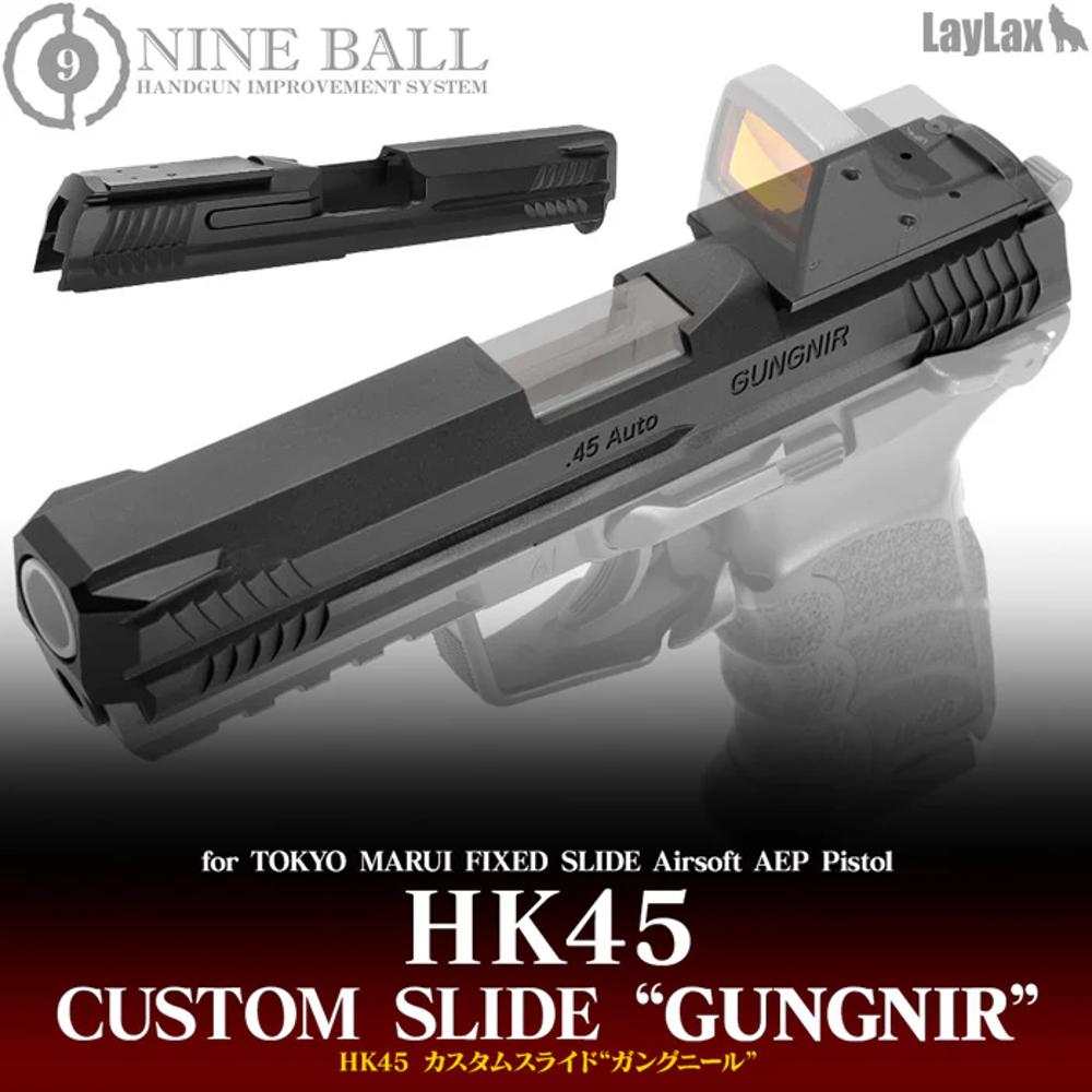 Marui AEP HK45 Custom Gungnir Slide 