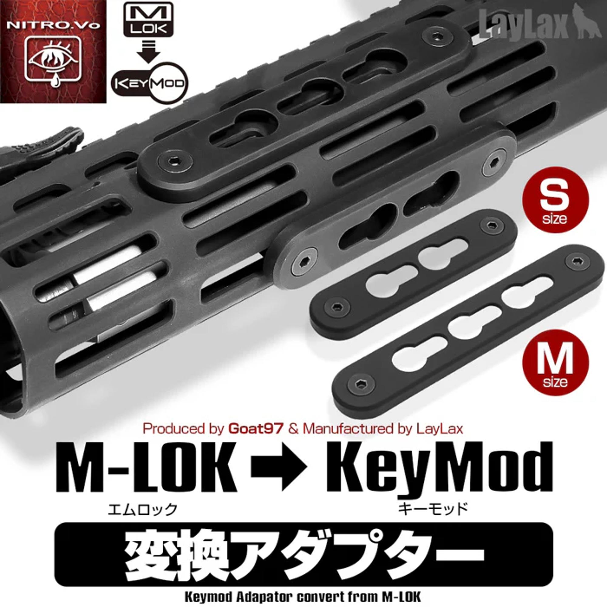 KEYMOD  MLOK Conversion Adaptor Size S 77mm 